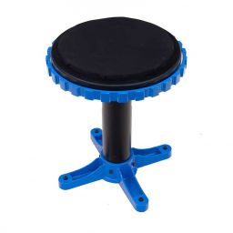 Traction Short Stool - Blue and Black