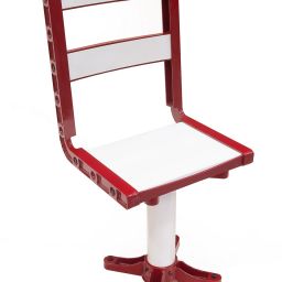 Traction Chair - Burgandy and White