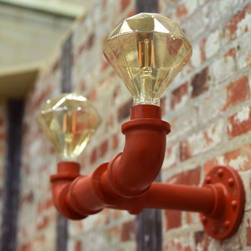 Steam Pipe Twin Wall Light